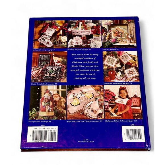 Better Homes and Gardens A Cross-Stitch Christmas: Share the Joy Book, 1997 - Picture 3 of 12